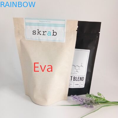 FDA Approved Tea Bags Packaging , Clear Stand Up Bags With Spout Tap