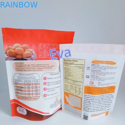 Biodegradable Snack Food Packaging Bags Environmental Material For Cheese Bread / Puffs