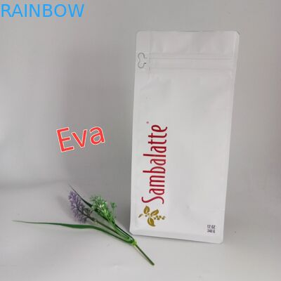 Resealable Zipper Stand Up Bags Flat Bottom For Animal Feed Packaging