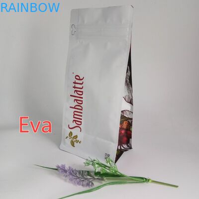 Resealable Zipper Stand Up Bags Flat Bottom For Animal Feed Packaging