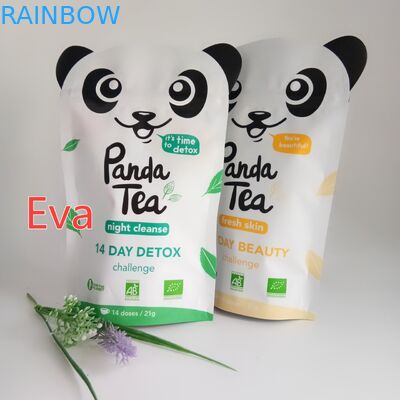 Resealable Zipper Stand Up Bags Flat Bottom For Animal Feed Packaging