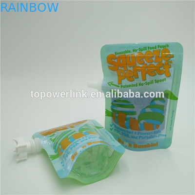 Resealable Zipper Stand Up Bags Flat Bottom For Animal Feed Packaging