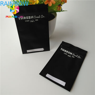 Clear Window Plastic Pouches Packaging Strong Freeze Resistance With Die Out Hole