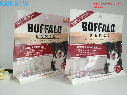 Eight - Side Seal Stand Up Pouch Bags Mopp Material For Pet Food Packaging