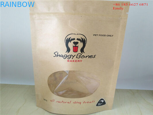 Eight - Side Seal Stand Up Pouch Bags Mopp Material For Pet Food Packaging
