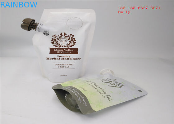 Reusable Spout Pouch Packaging Plastic Squeeze Food Grade For Fruit Juice