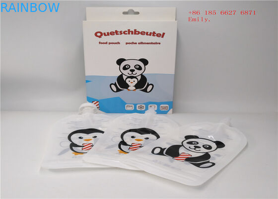 Reusable Spout Pouch Packaging Plastic Squeeze Food Grade For Fruit Juice