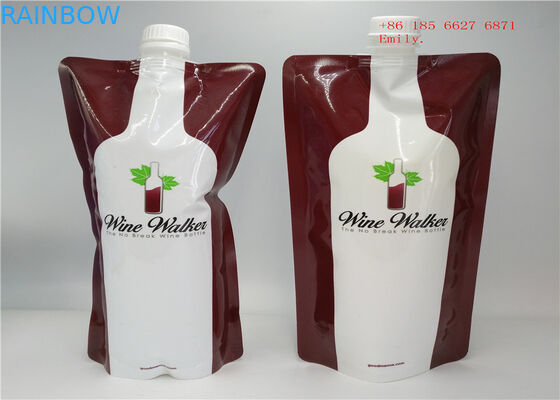 Reusable Spout Pouch Packaging Plastic Squeeze Food Grade For Fruit Juice