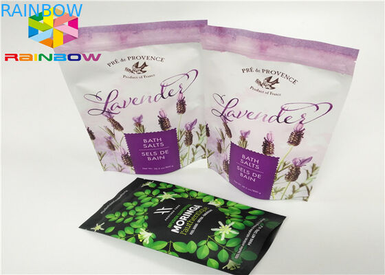 Custom Printed Tea Recyclable Custom Zip Aluminum Foil Tea Food Packaging k mylar bag For Coffee Powder Pouch