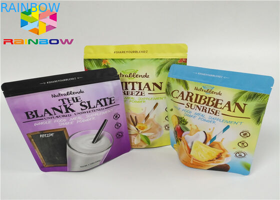 Custom Printed Tea Recyclable Custom Zip Aluminum Foil Tea Food Packaging k mylar bag For Coffee Powder Pouch