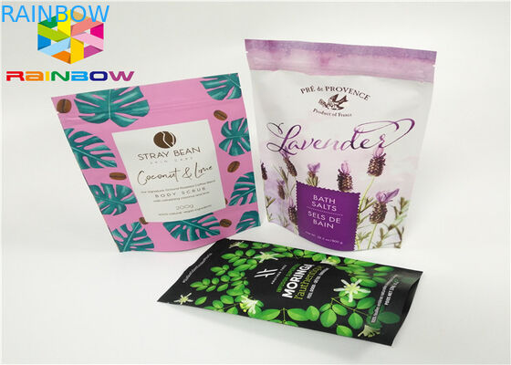 Custom Printed Tea Recyclable Custom Zip Aluminum Foil Tea Food Packaging k mylar bag For Coffee Powder Pouch