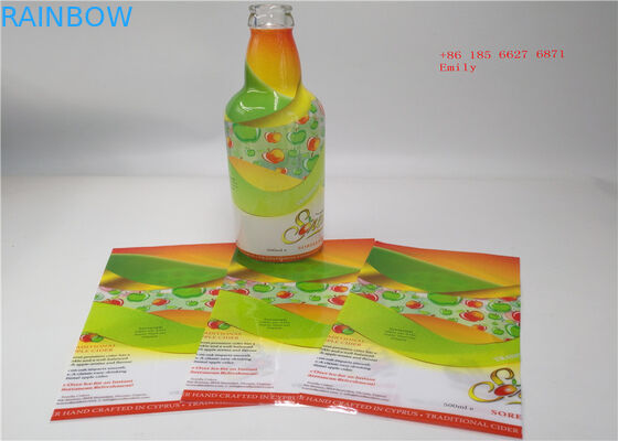 Adhesive Waterproof 3D Shrink Sleeve Labels