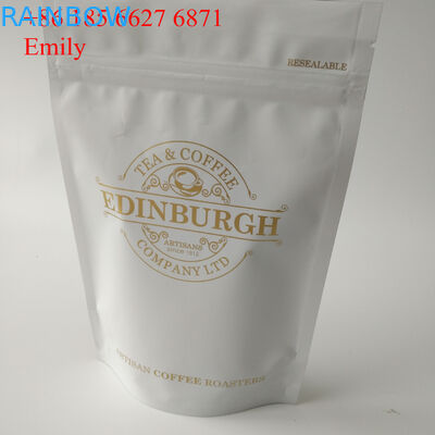 PET Material Aluminum Foil Bags Glossy Color Effect With Tin Tie 10000pcs