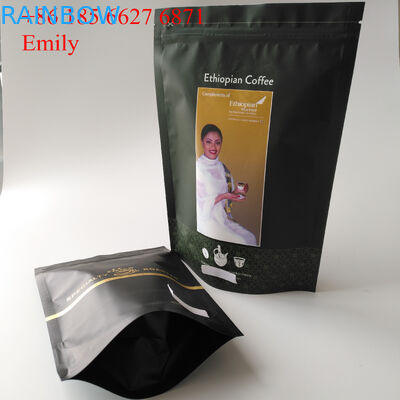 PET Material Aluminum Foil Bags Glossy Color Effect With Tin Tie 10000pcs