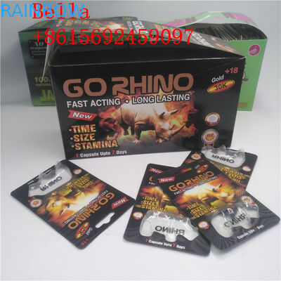 Custom 3D Blister Card Packaging Plastic Material For Sex Capsule / Pills