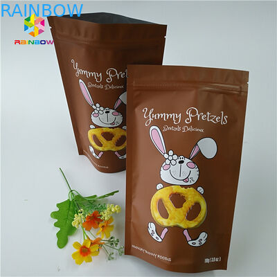 Aluminum k Snack Bag Packaging Gravure Printing For Chocolate / Protein Powder