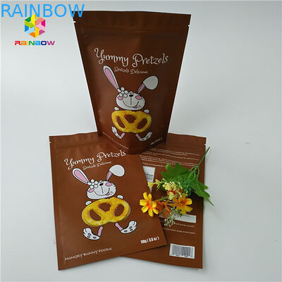 Aluminum k Snack Bag Packaging Gravure Printing For Chocolate / Protein Powder