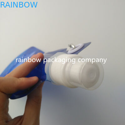 Customized Spout Pouch Packaging , Plastic Foldable Drinking Water Bag 