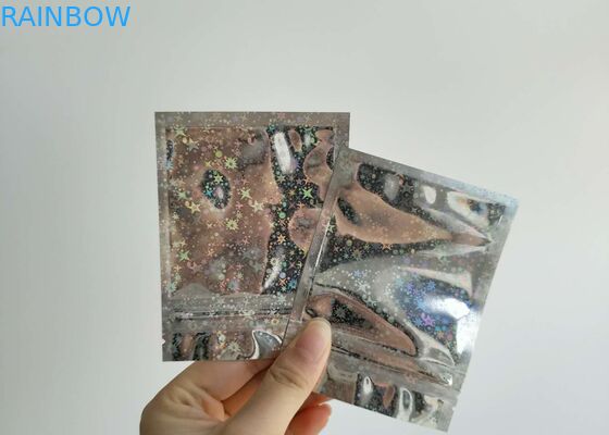 Customized Structure Aluminium Foil Pouch 5 Mm Side Sealed For Cigarette