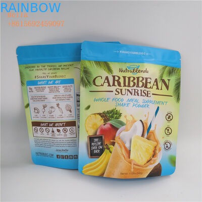 Stand Up Snack Bag Packaging Custom Printed Prevent Leakage For Food Industry