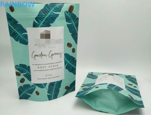 Body Scrub  Bath Salt Packaging Bags 250g 500g High Safty With Green Color