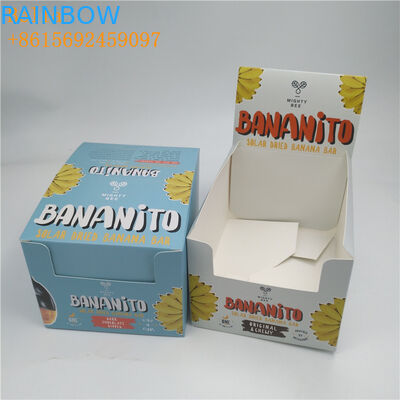 CMYK / Customized Color Display Paper Box SGS Certificate For Chocolate Bar