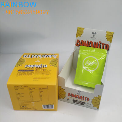 Corrugated Board Custom Printed Paper Boxes For Shelf Retail Counter Display