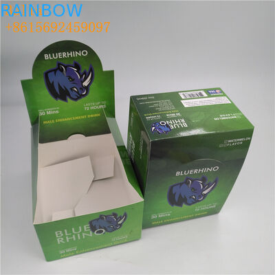 Custom Small Size Counter Display Box Zipper Top Sealing For Coffee Bean