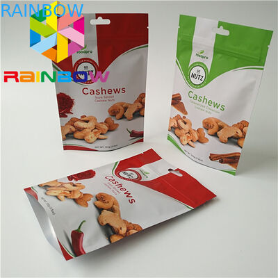 Resealable Snack Bag Packaging FDA Certificate With MOPP / VMPET / PE Material