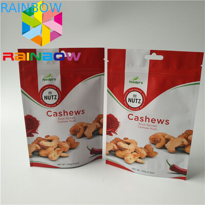 Resealable Snack Bag Packaging FDA Certificate With MOPP / VMPET / PE Material