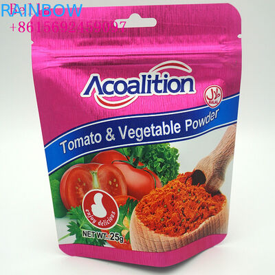 Aluminum Foil Plastic Pouches Packaging , Stand Up Pouch Bags For Food Industrial