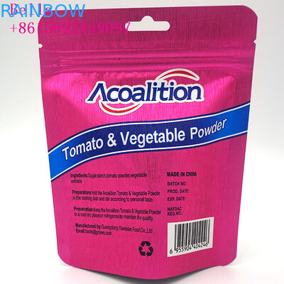 Aluminum Foil Plastic Pouches Packaging , Stand Up Pouch Bags For Food Industrial