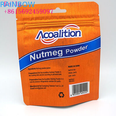 Aluminum Foil Plastic Pouches Packaging , Stand Up Pouch Bags For Food Industrial