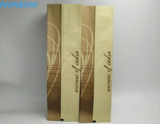 Custom Sizes Plastic Pouches Packaging , Side Gusset Heat Seal Food Packaging