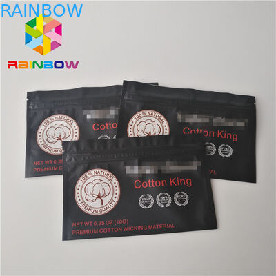 Stand Up Zip Seal Bags For Facial Makeup Round Beauty Cotton Pads Fr-20181019-2