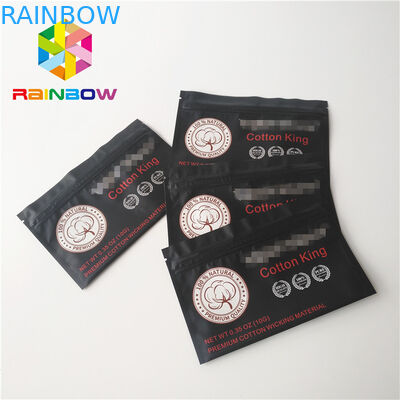Stand Up Zip Seal Bags For Facial Makeup Round Beauty Cotton Pads Fr-20181019-2
