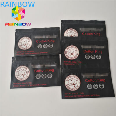 Stand Up Zip Seal Bags For Facial Makeup Round Beauty Cotton Pads Fr-20181019-2