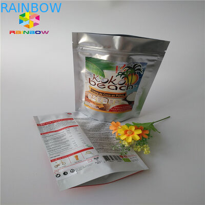 Round Hole Snack Food Packaging Bags Custom Printing With Zip Lock And Tear Notches