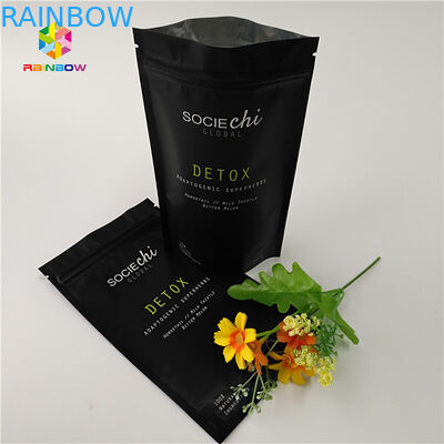 Laminated Mylar Snack Bag Packaging , Aluminum Foil Zipper Bag For Beef  Powder Nut