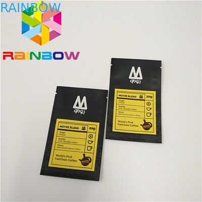 60g Food Grade Coffee Packaging Bags Custom Printing SGS Certificated With Window