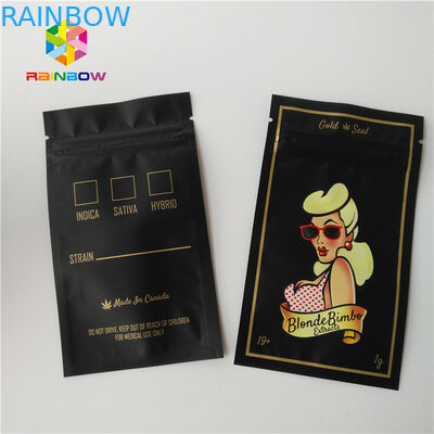 Three Side Sealed Plastic Pouches Packaging For Clothing / Girl Accessories