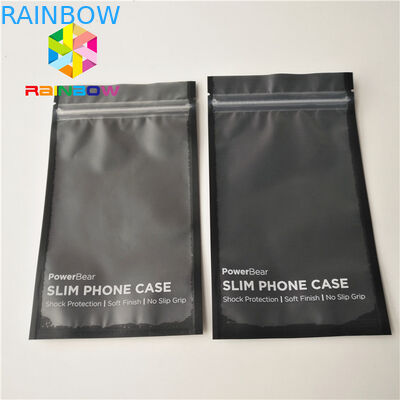 Plastic Material Custom Printed Stand Up Pouches For Mobile Phone Case