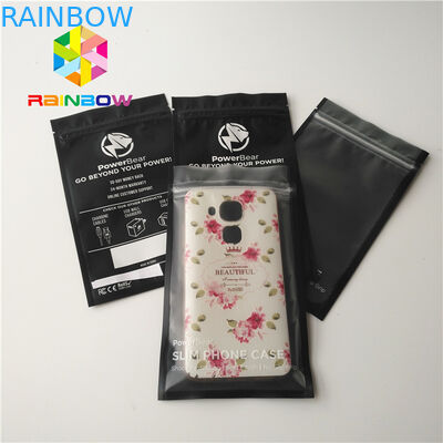Plastic Material Custom Printed Stand Up Pouches For Mobile Phone Case