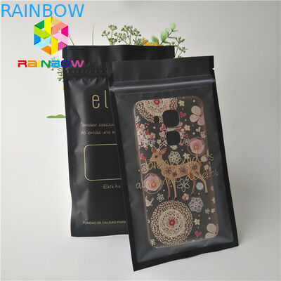 Plastic Material Custom Printed Stand Up Pouches For Mobile Phone Case