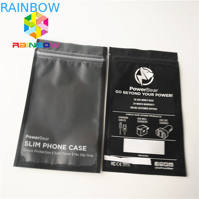 k Recycled Plastic Pouches Packaging , USB Custom Printed Stand Up Pouches