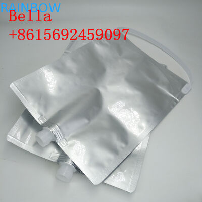 Drink Packaging Liquid Spout Bags , Laminated Maiterial Plastic Zip Pouch For Beverage