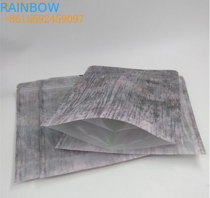 Food Grade Stand Up Pouch Bags Plastic Custom Foil Matte Finish For Tea Packing