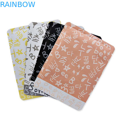 Smooth Bright Surface Cosmetic Packaging Bag Aluminum Foil Material Customized Size