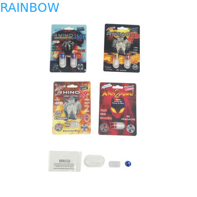 Newest Mamba Black Horse Super Panther 3D Card For Packing Male Enhancement Pills Rhino 600K 700K Platinum Sex Pill Pack