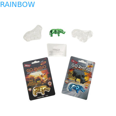 Newest Mamba Black Horse Super Panther 3D Card For Packing Male Enhancement Pills Rhino 600K 700K Platinum Sex Pill Pack